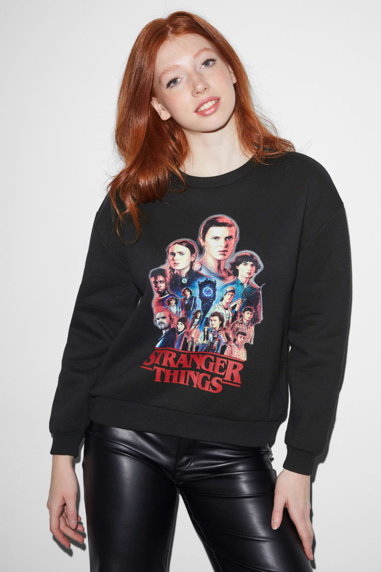  Noir Sweats C&A Clockhouse Stranger Things - france LTO-9131515