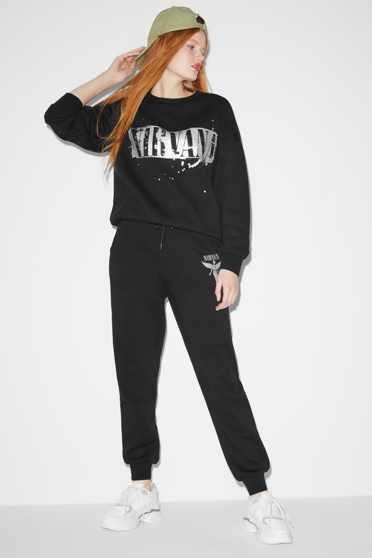  Noir Sweats C&A Clockhouse Shiny Nirvana - france VMS-2220900