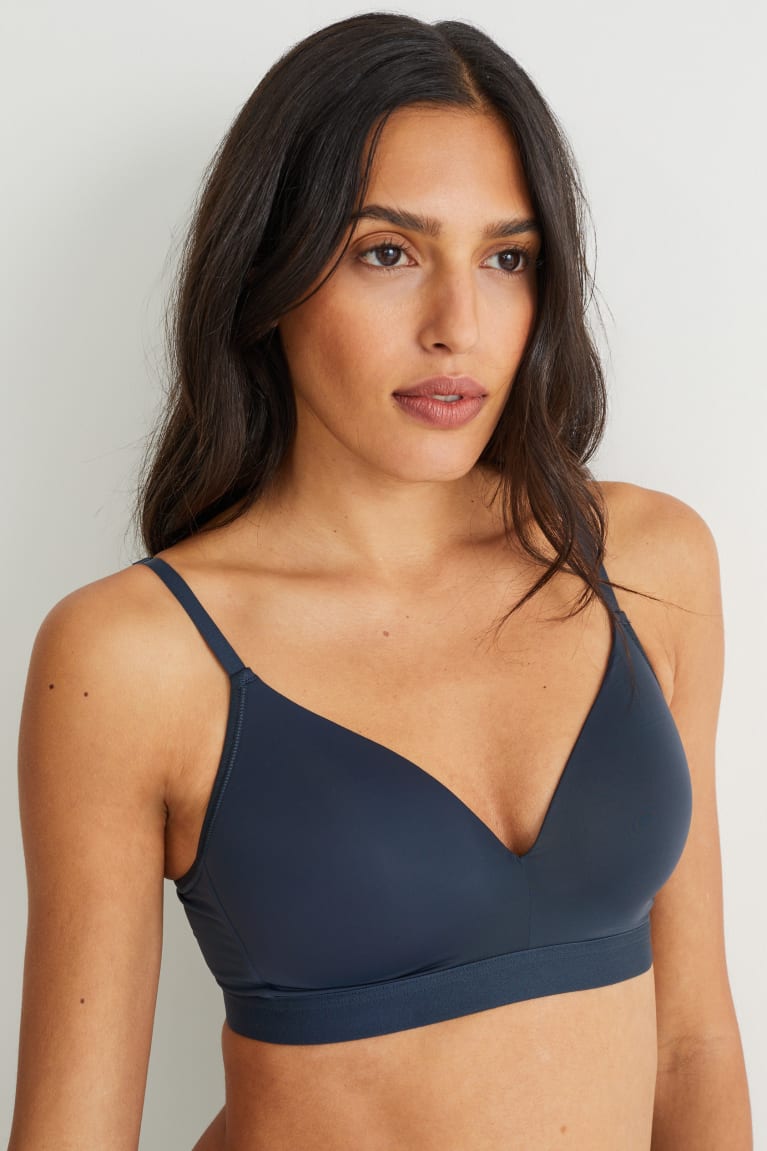  Bleu Foncé Sous Vêtement C&A Non-wired Bra Rembourré - france QQA-6378273