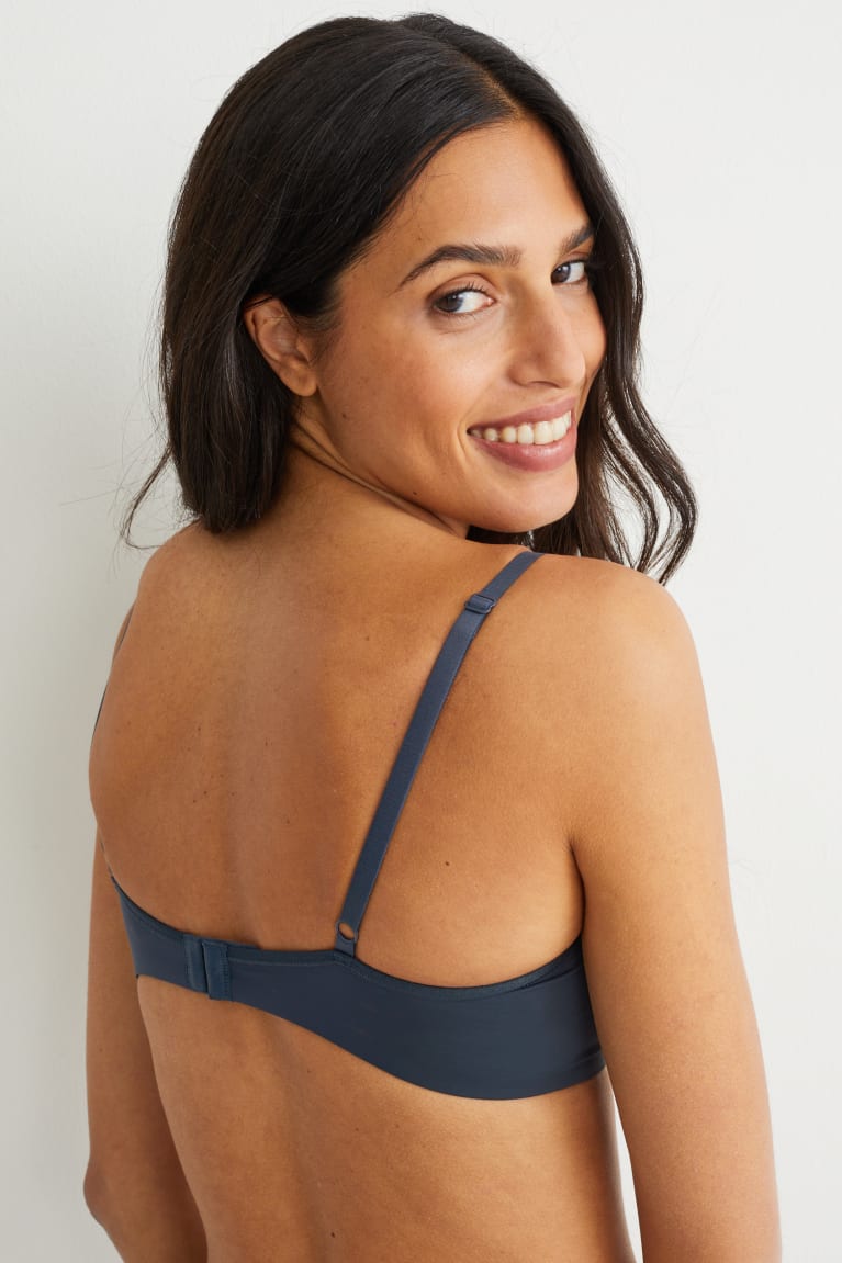  Bleu Foncé Sous Vêtement C&A Non-wired Bra Rembourré - france JRV-7156965