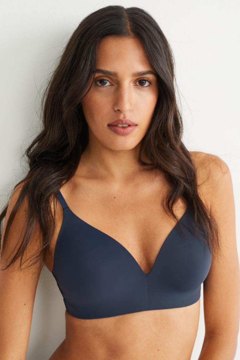  Bleu Foncé Sous Vêtement C&A Non-wired Bra Rembourré - france ZYW-2287741