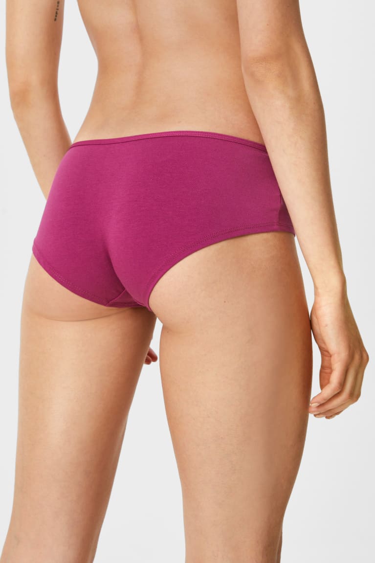  Bleu Foncé Sous Vêtement C&A Multipack Of 4 Hipster Briefs Organic Coton - france WDV-6603027