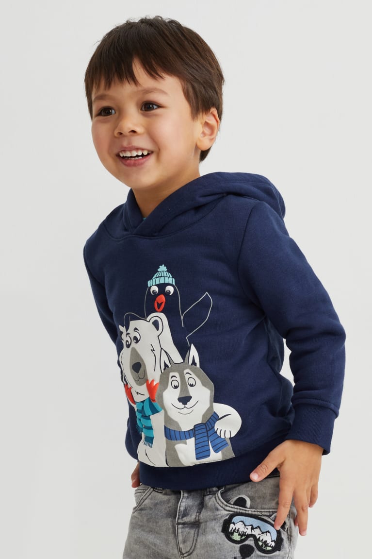  Bleu Foncé Sweat à Capuche C&A Multipack Of 2 And Long Sleeve - france DEA-4535710