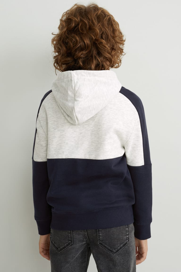  Bleu Foncé Blanche Sweat à Capuche C&A - france GFU-6523045