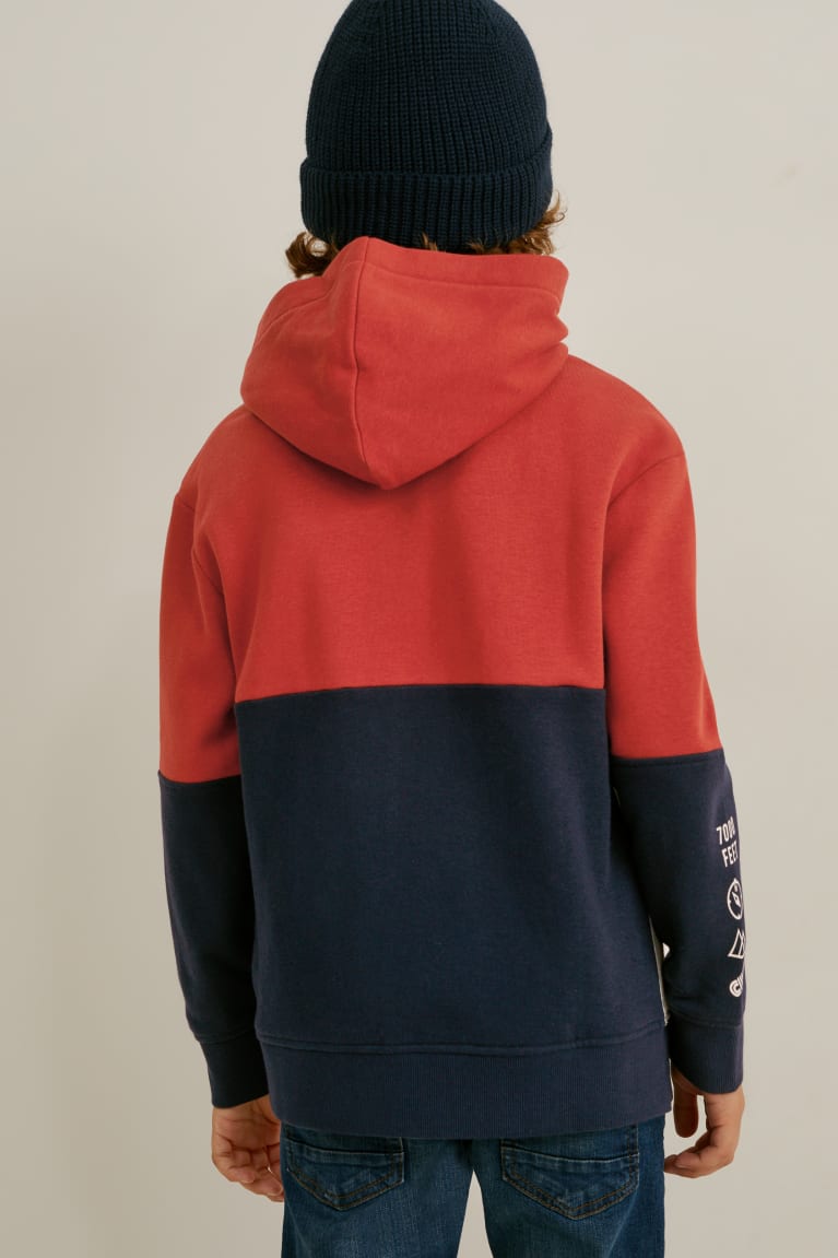  Rouge Foncé Sweat à Capuche C&A - france SJD-9073901