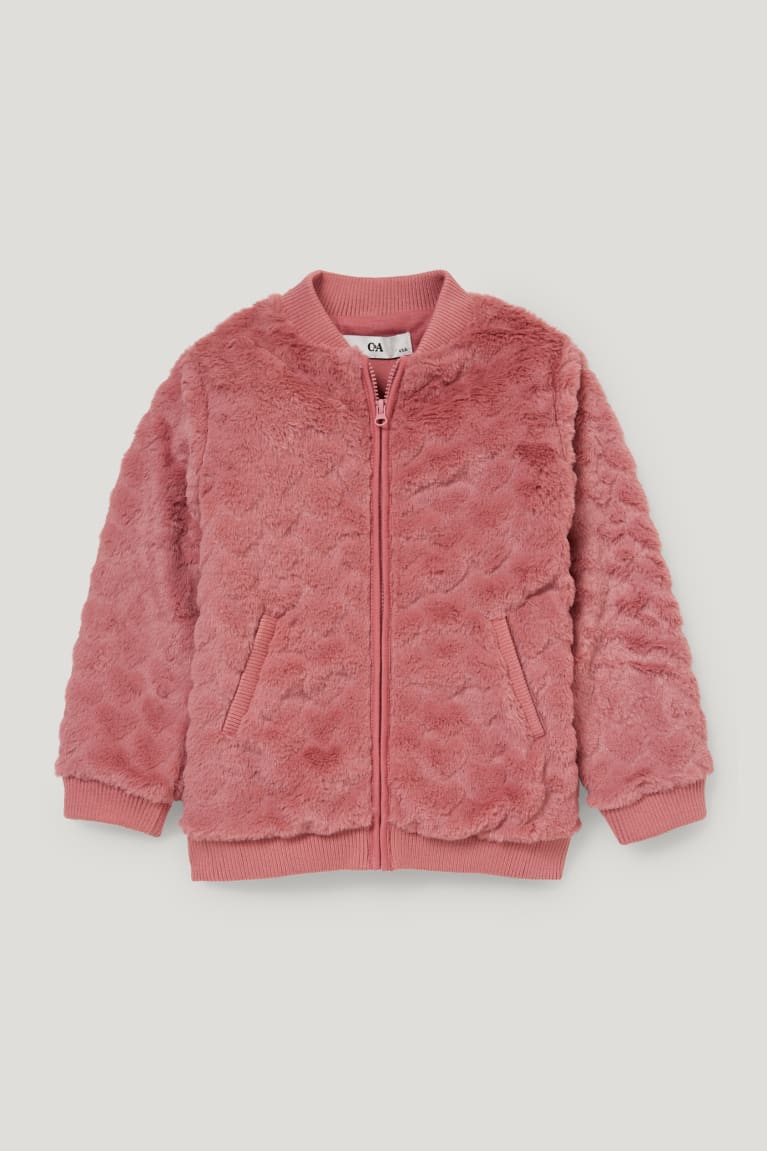  Rose Sweat à Capuche C&A Faux Fur Recycled - france FQB-4511000