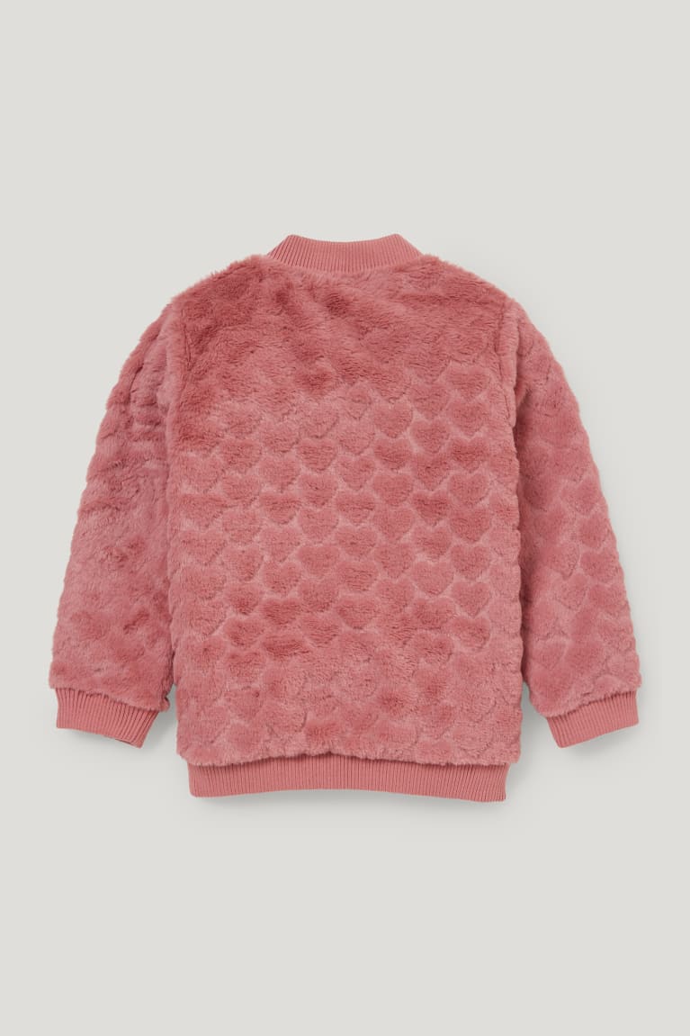  Rose Sweat à Capuche C&A Faux Fur Recycled - france FQB-4511000