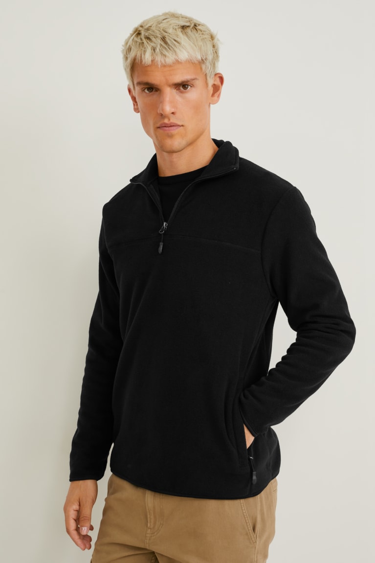  Noir Sweats C&A Fleece Recycled - france KEJ-4445991