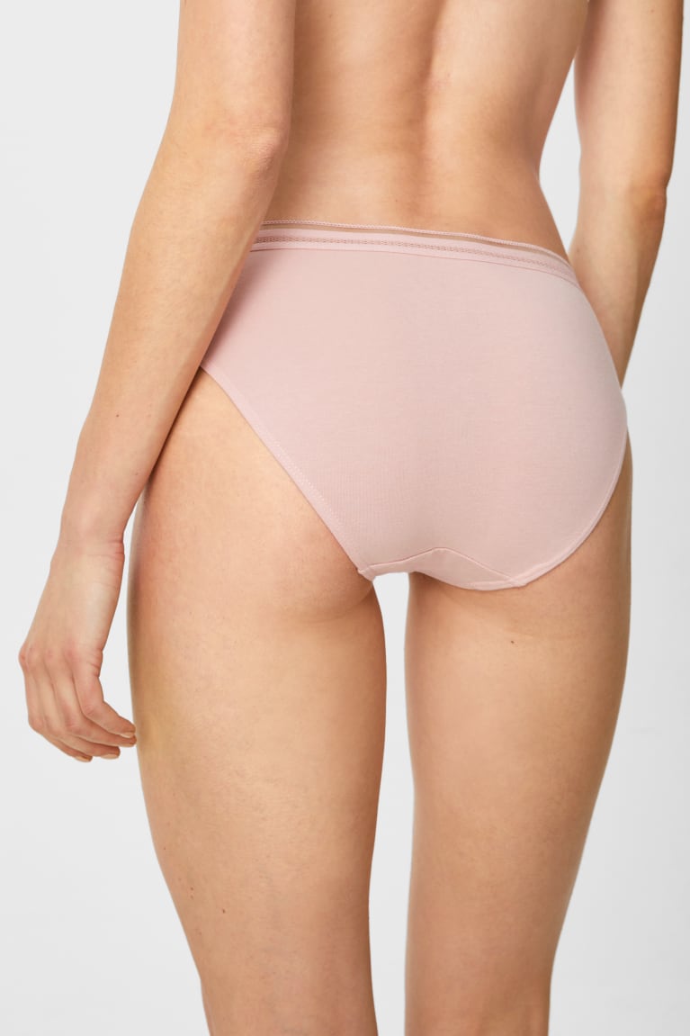  Rose Sous Vêtement C&A Multipack Of 3 Briefs Organic Coton - france BJF-2358440