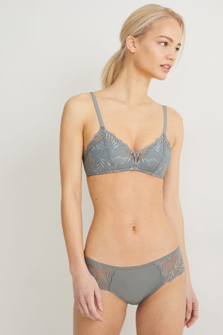  Vert Sous Vêtement C&A Bralette Rembourré Lycra - france LQW-3861363