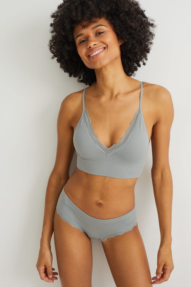  Vert Sous Vêtement C&A Bralette Rembourré Seamless Lycra - france GXL-0858131