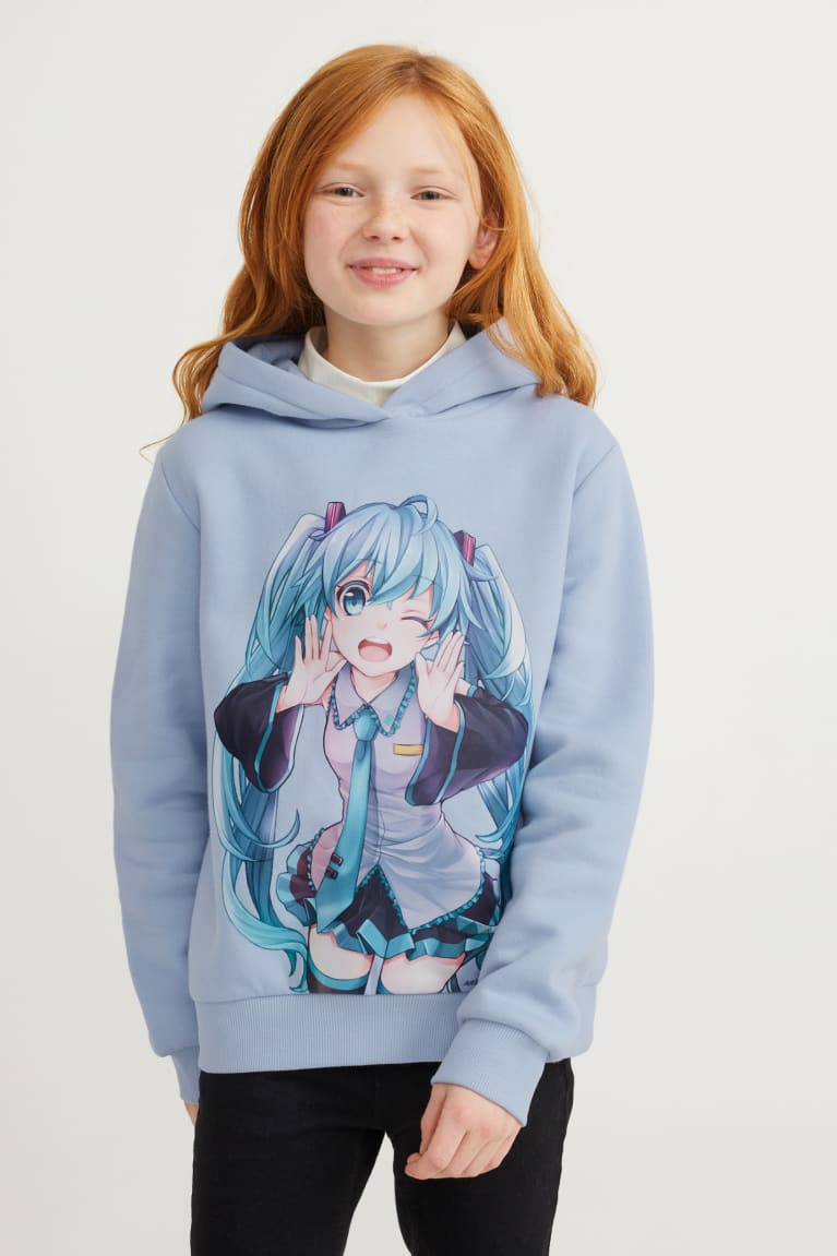  Bleu Clair Sweat à Capuche C&A Hatsune Miku - france HVA-3986000