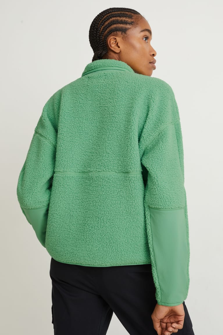  Vert Clair Sweat à Capuche C&A Teddy Fur - france IRN-1399633