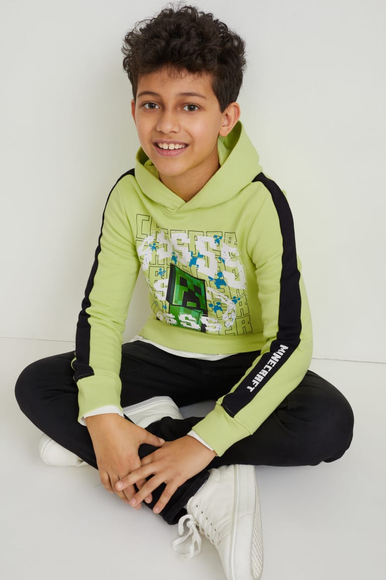  Vert Clair Sweat à Capuche C&A Minecraft - france FSE-3305125