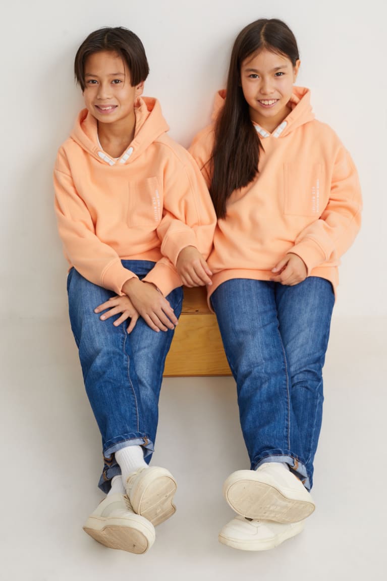  Orange Sweat à Capuche C&A Genderneutral Recycled - france ORU-0205190