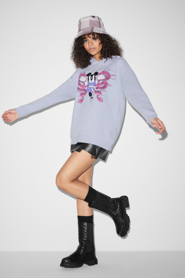  Violette Clair Sweat à Capuche C&A Clockhouse Mickey Mouse - france FRV-8142965