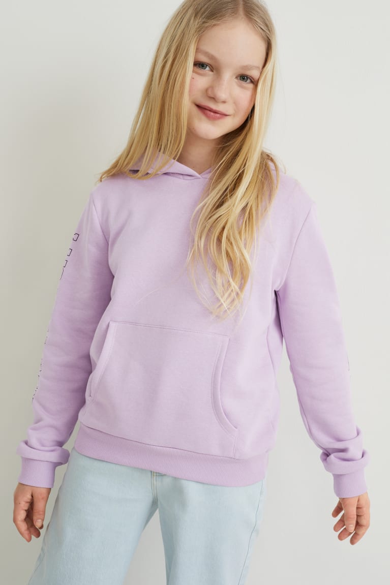  Violette Clair Sweat à Capuche C&A - france DGV-3286413