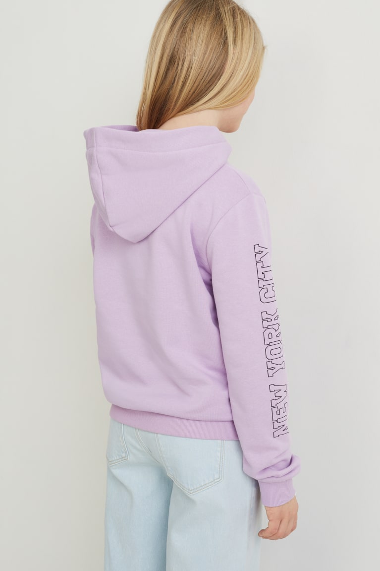  Violette Clair Sweat à Capuche C&A - france DGV-3286413