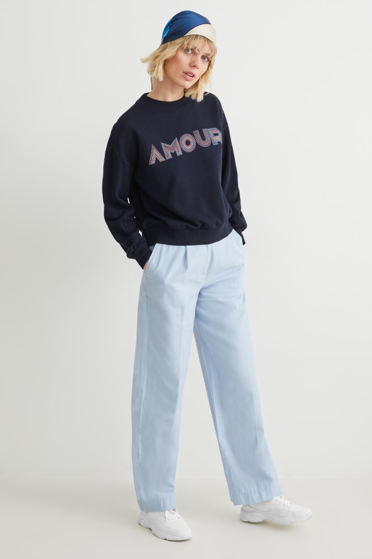  Bleu Foncé Sweats C&A With Recycled Polyester - france KCW-0557406