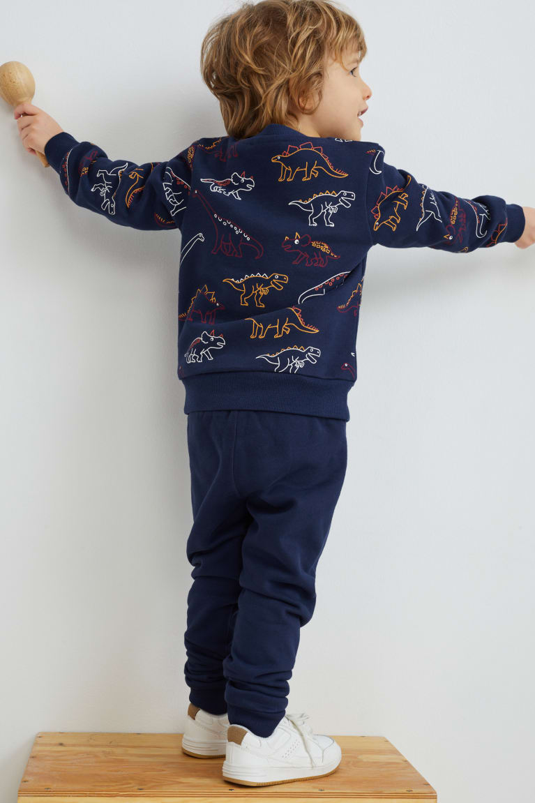  Bleu Foncé Sweats C&A Dinosaur Set And Joggers 2 Piece - france FOD-3136087