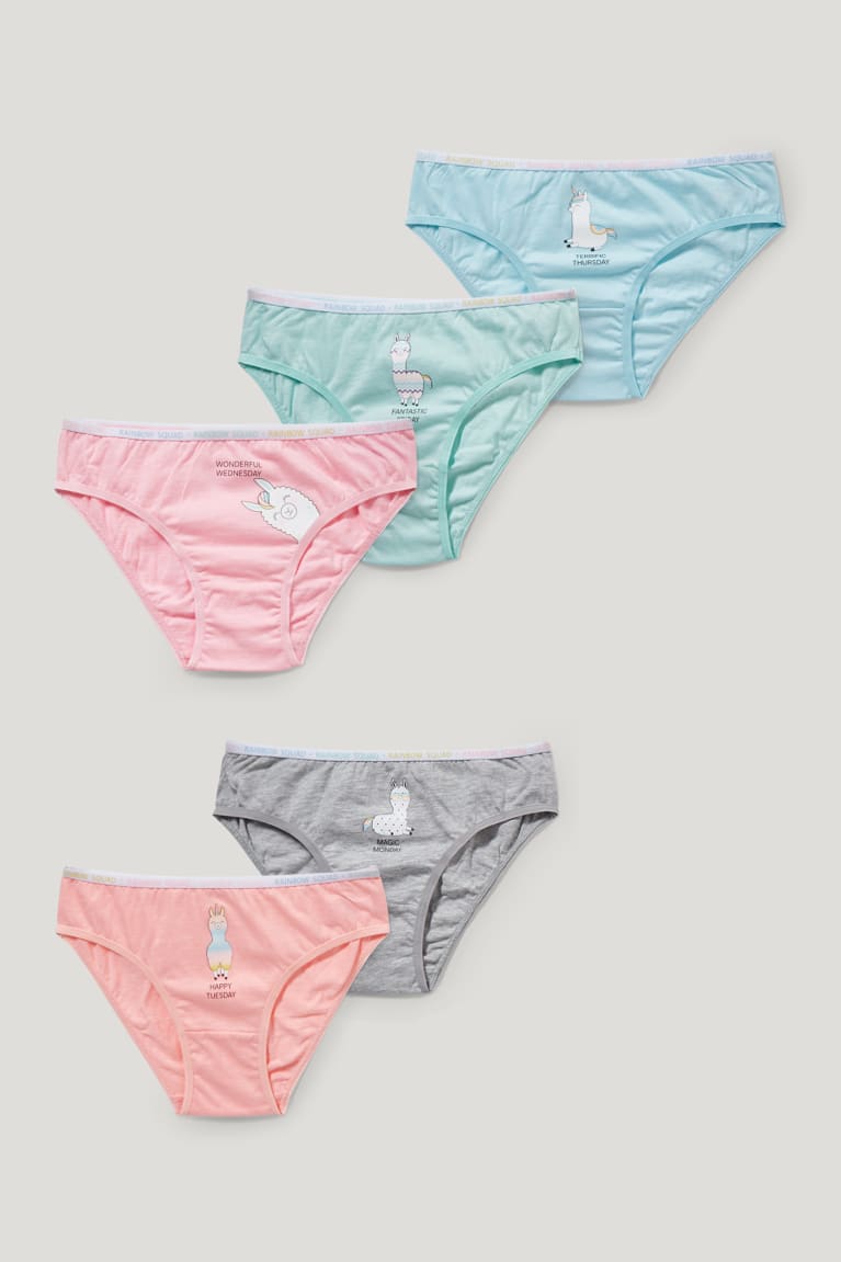  Bleu Clair Sous Vêtement C&A Multipack Of 5 Briefs Organic Coton - france QLY-2049473