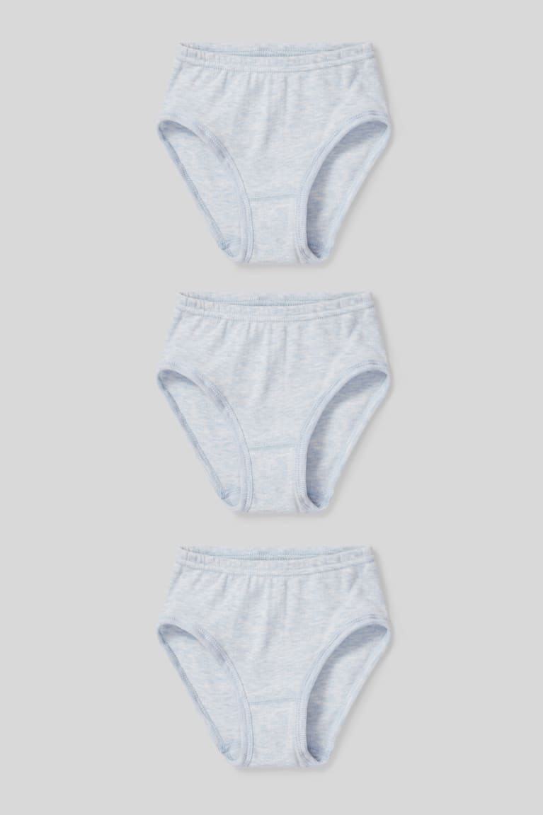  Bleu Clair Sous Vêtement C&A Multipack Of 3 Briefs Organic Coton - france KLP-3339652