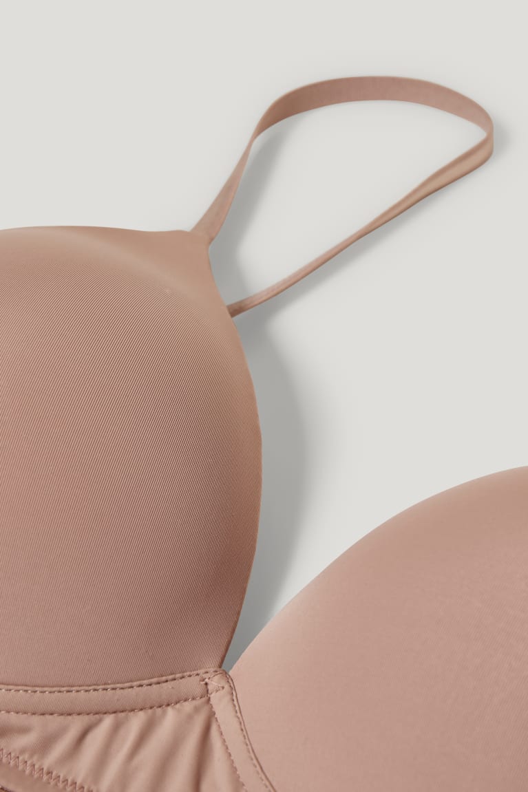  Marron Clair Sous Vêtement C&A Multipack Of 2 Non-wired Bra Rembourré Lycra - france LHT-6524802