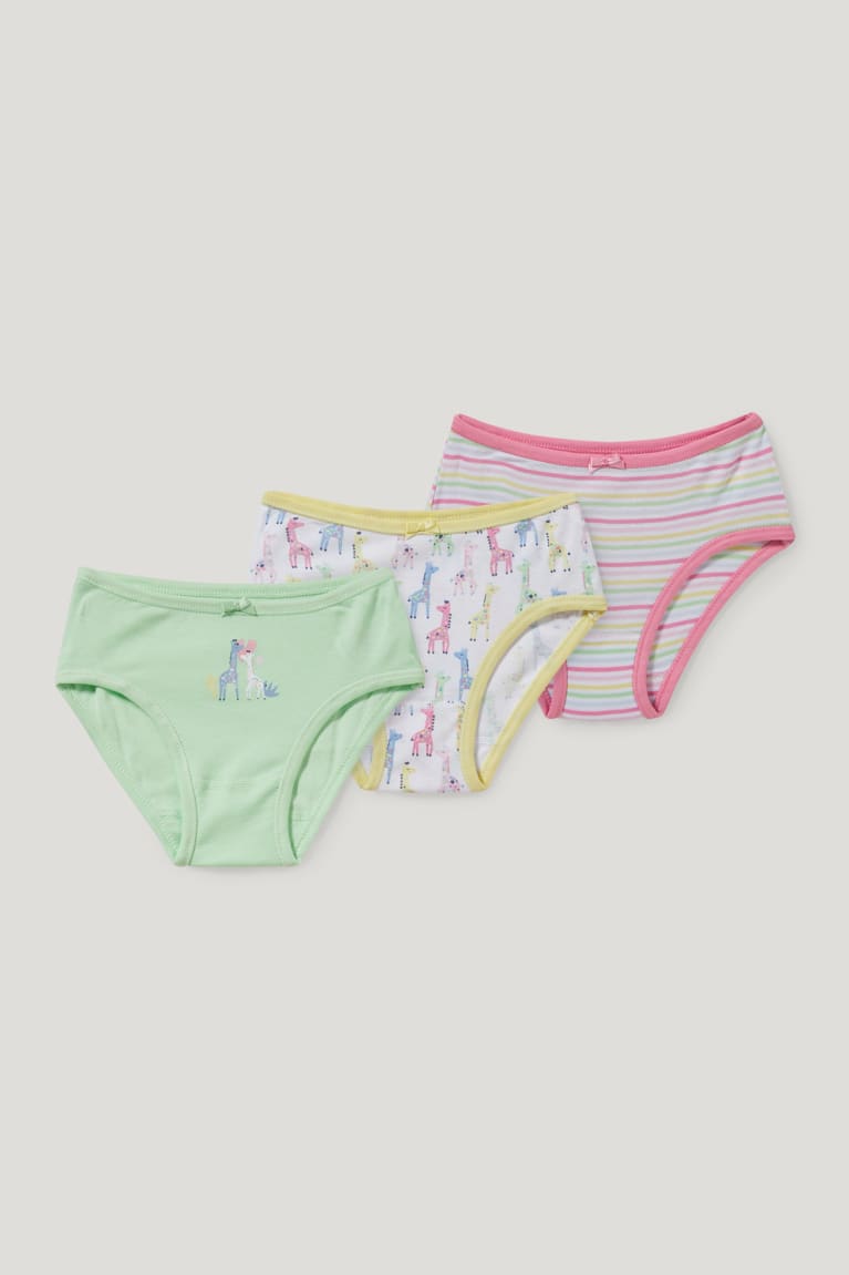  Vert Clair Sous Vêtement C&A Multipack Of 3 Briefs Organic Coton - france YJF-2939864