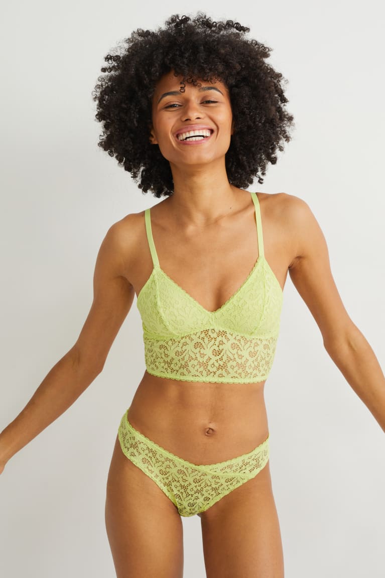  Vert Clair Sous Vêtement C&A Bralette - france INY-8429782