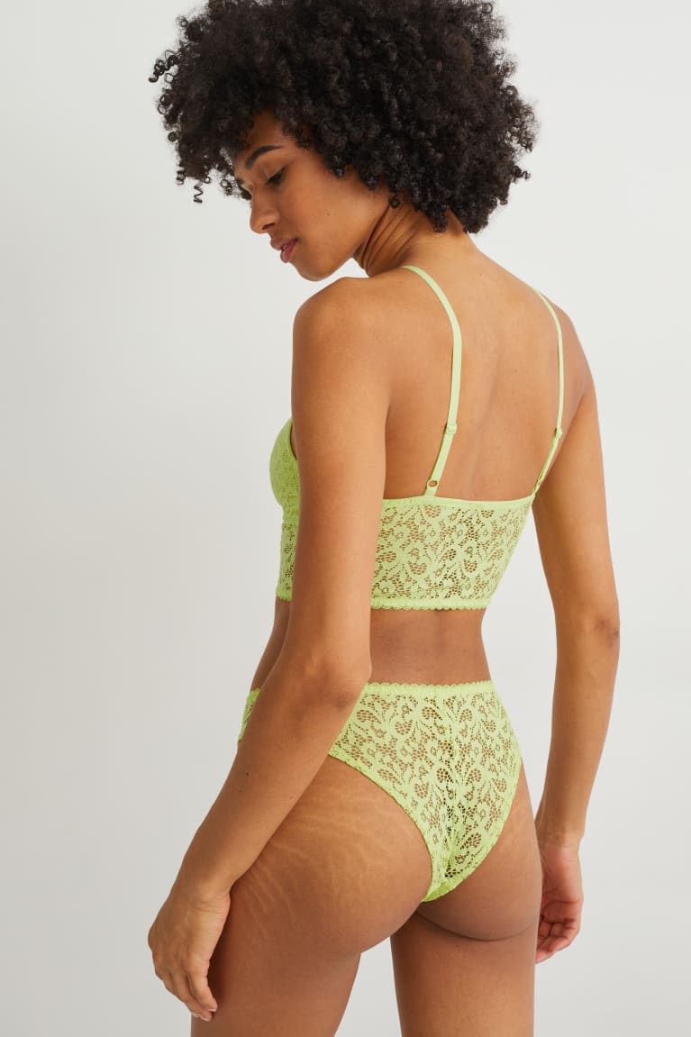  Vert Clair Sous Vêtement C&A Bralette - france INY-8429782