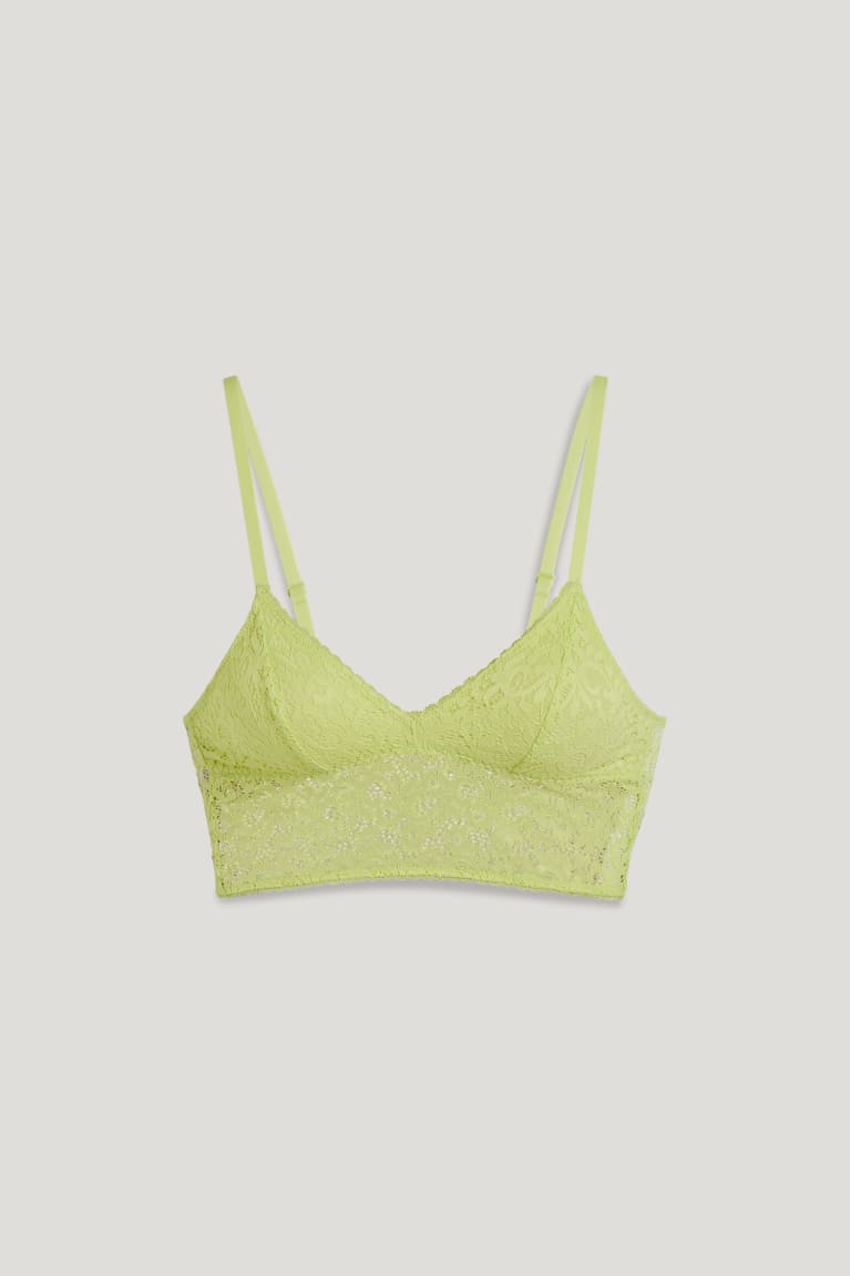  Vert Clair Sous Vêtement C&A Bralette - france INY-8429782