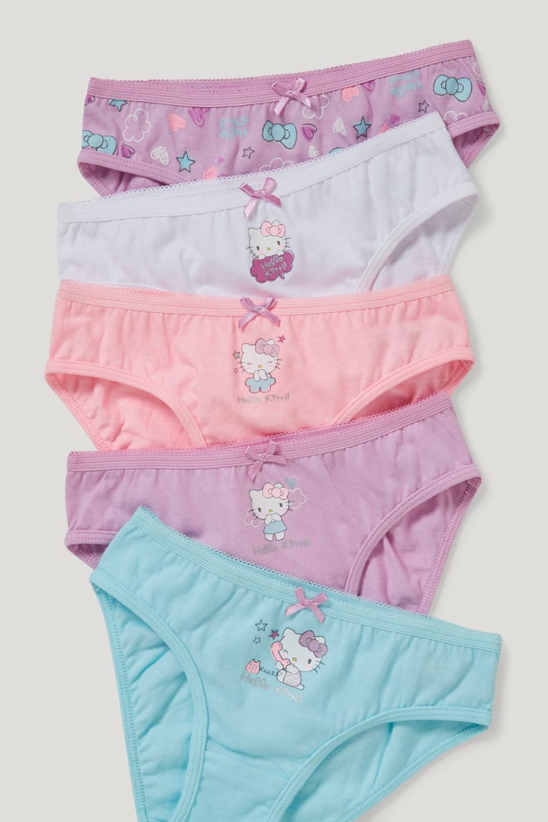  Violette Clair Sous Vêtement C&A Multipack Of 7 Hello Kitty Briefs Organic Coton - france IMK-8760848