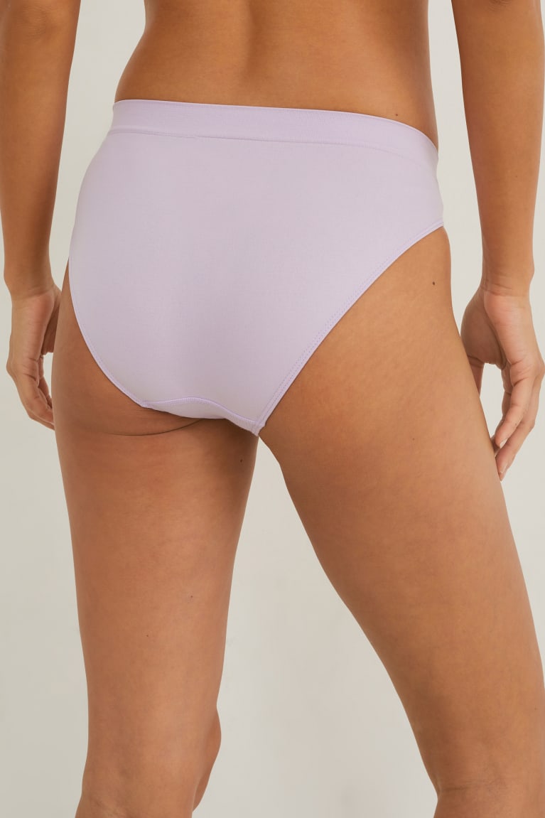  Violette Clair Sous Vêtement C&A Multipack Of 3 Briefs Seamless - france NYA-3113099