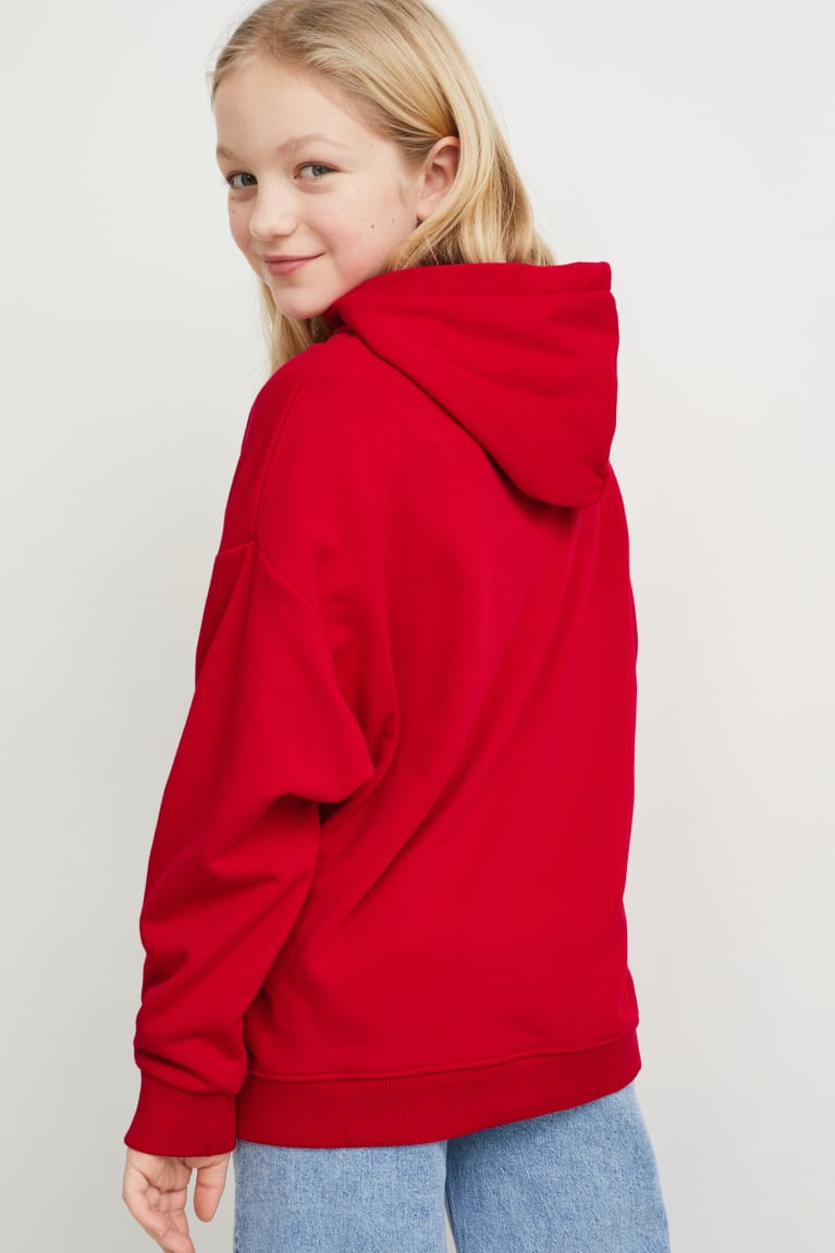  Rouge Sweat à Capuche C&A - france CZG-6853926