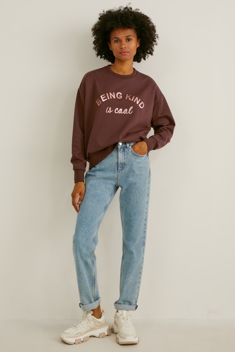  Marron Foncé Sweats C&A Shiny - france OMZ-6608818