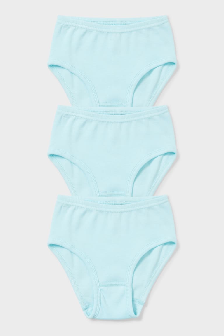  Turquoise Sous Vêtement C&A Multipack Of 3 Briefs Organic Coton - france CYS-6770380