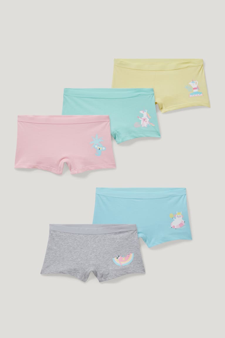  Jaune Clair Sous Vêtement C&A Multipack Of 5 Unicorn Boxer Organic Coton - france KIF-1201403