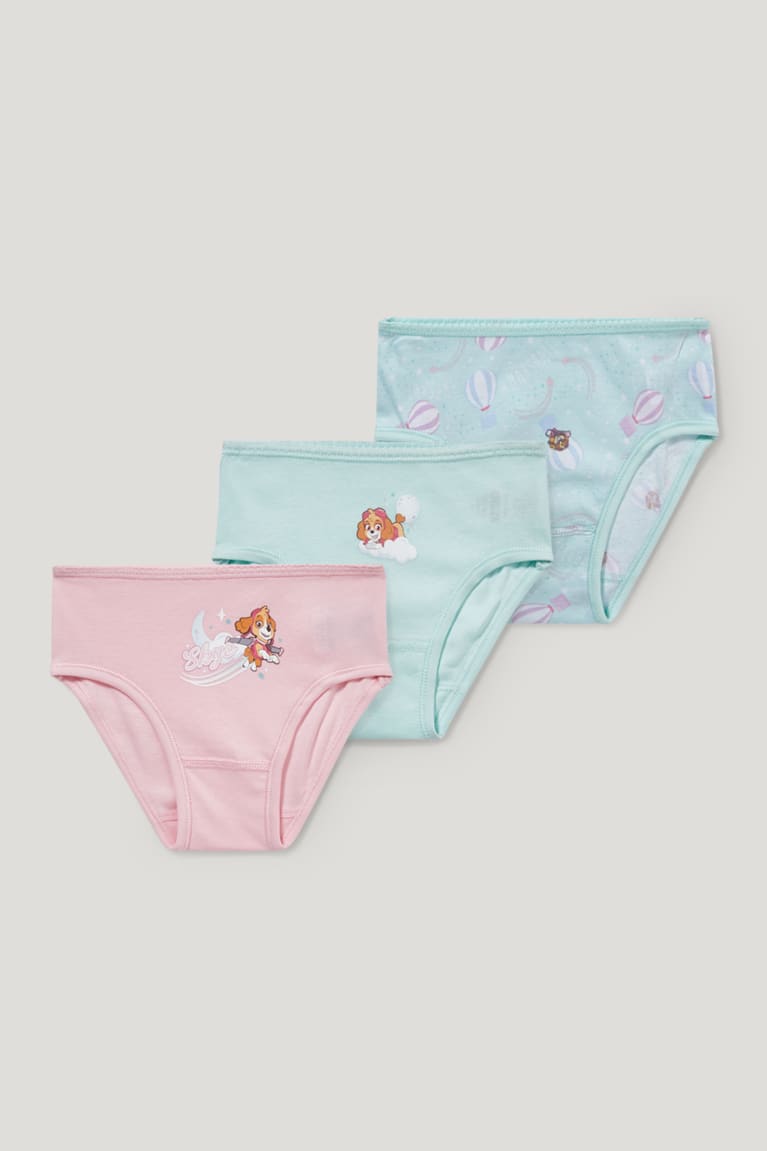  Menthe Vert Sous Vêtement C&A Multipack Of 3 Paw Patrol Briefs Organic Coton - france NRI-2810720