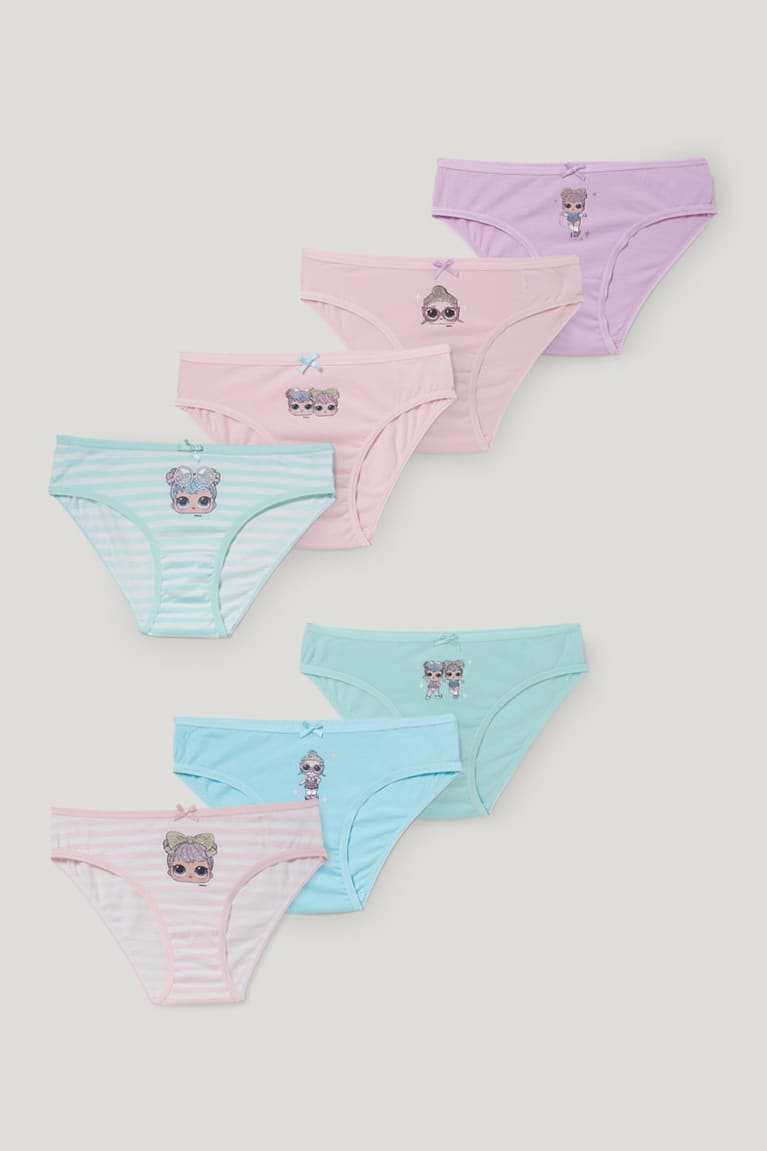  Menthe Vert Sous Vêtement C&A Multipack Of 7 L.O.L. Surprise Briefs Organic Coton - france XSB-0288792