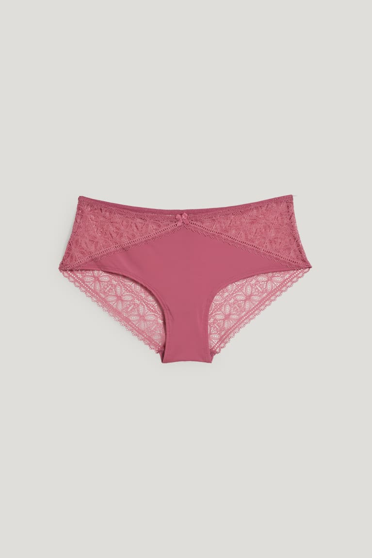  Rose Sous Vêtement C&A Hipster Briefs Lycra - france VHX-8743685