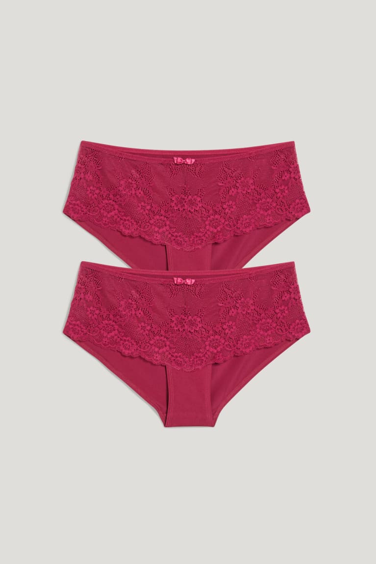  Rose Sous Vêtement C&A Multipack Of 2 Hipster Briefs - france UPC-0302445