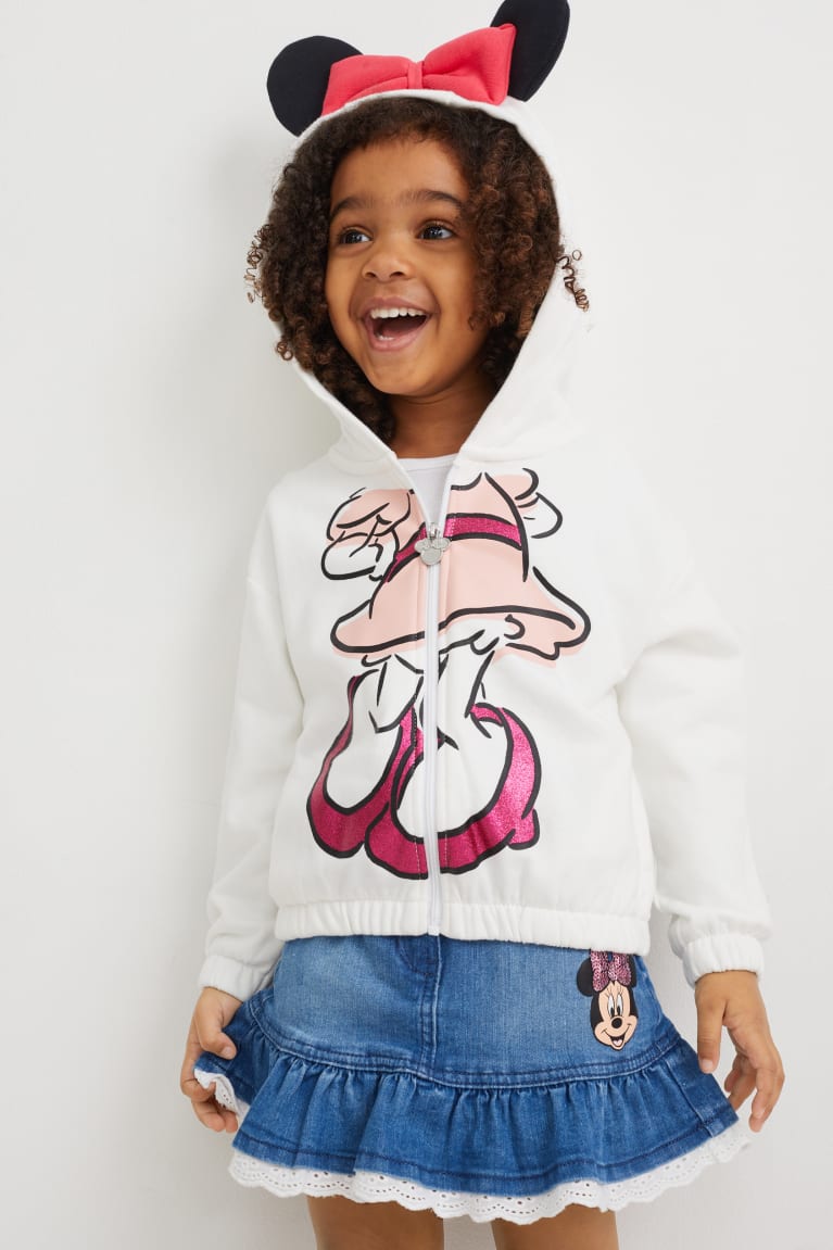  Blanche Sweat à Capuche C&A Minnie Mouse Zip-through - france JQF-8173815