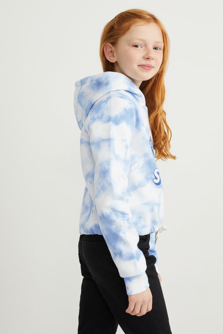  Blanche Bleu Clair Sweat à Capuche C&A Lilo & Stitch - france PVZ-6629503