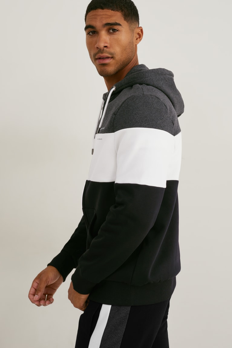  Grise Foncé Sweats C&A Zip-through With Hood - france MLF-9533111