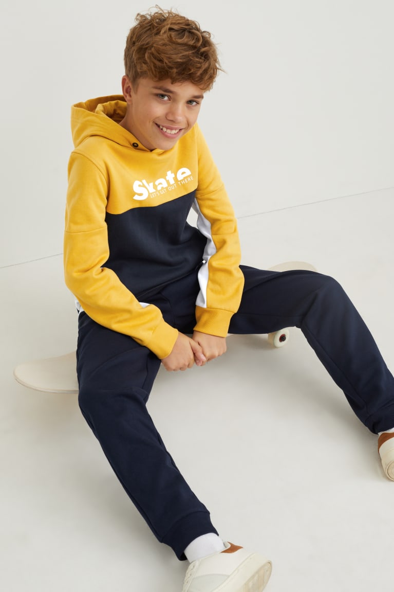  Jaune Sweat à Capuche C&A Set And Joggers 2 Piece - france BER-1839552