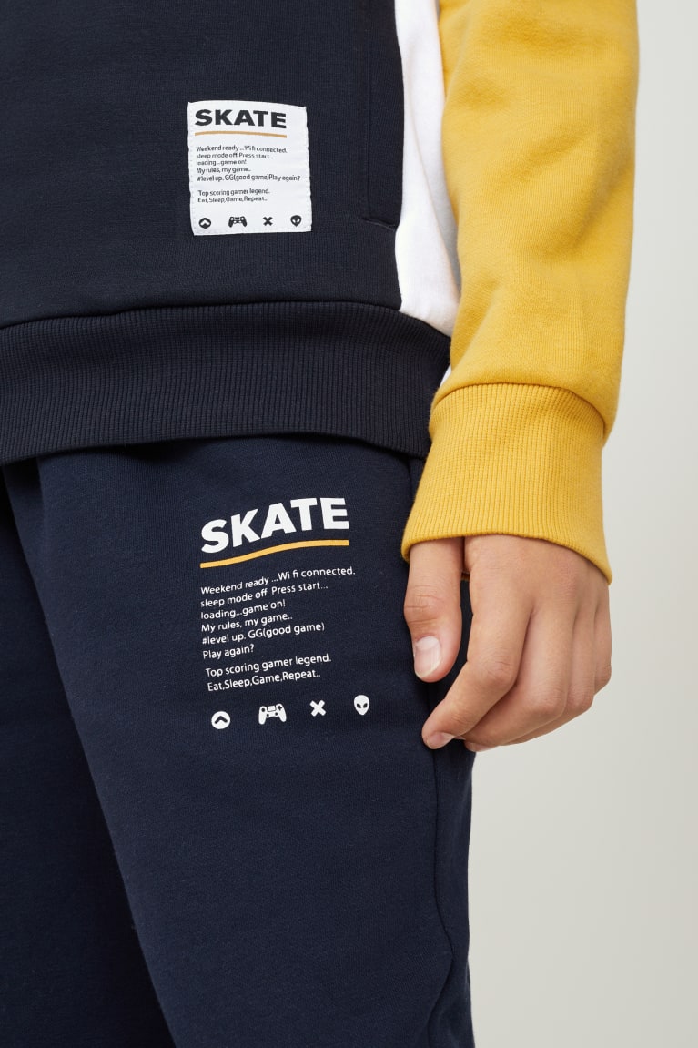  Jaune Sweat à Capuche C&A Set And Joggers 2 Piece - france BER-1839552