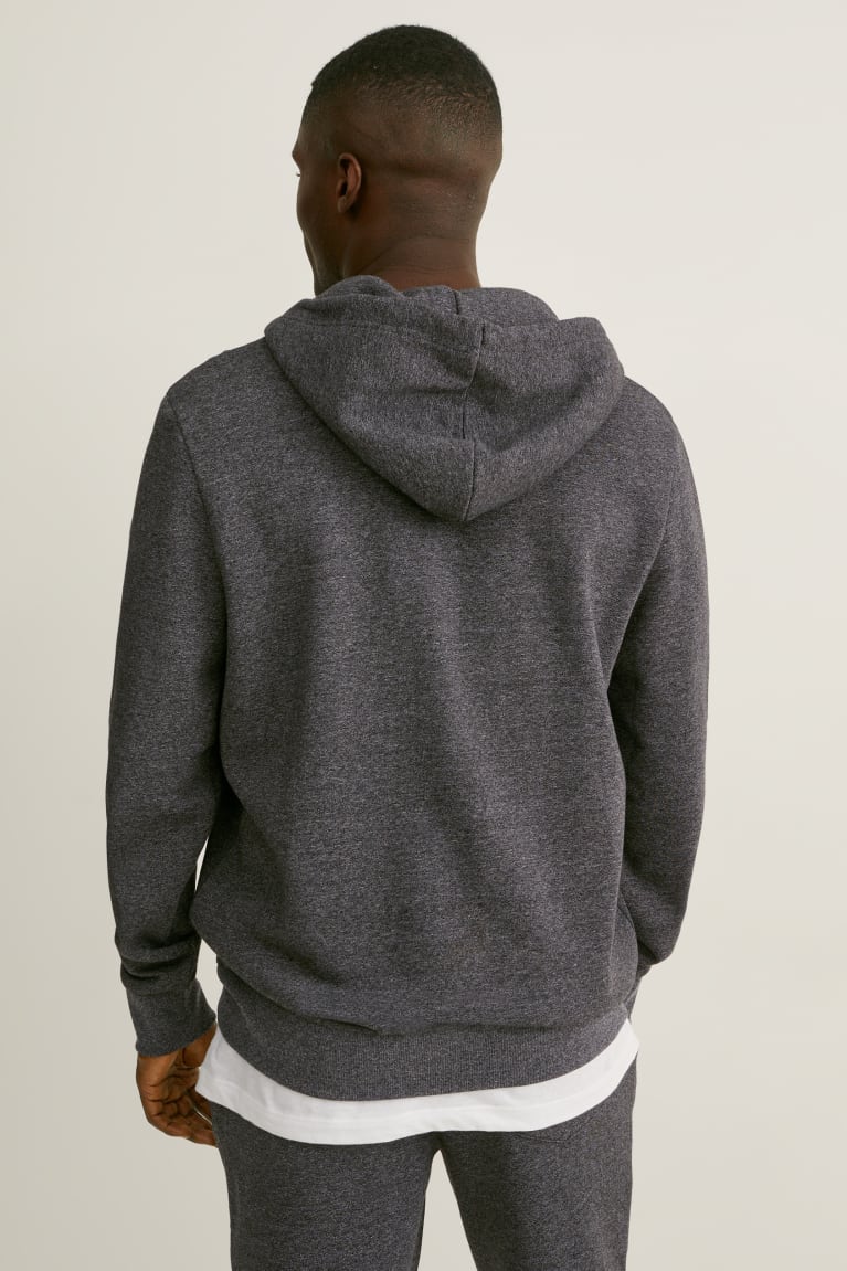  Grise Sweats C&A Zip-through With Hood With Organic Coton - france TRX-5434312