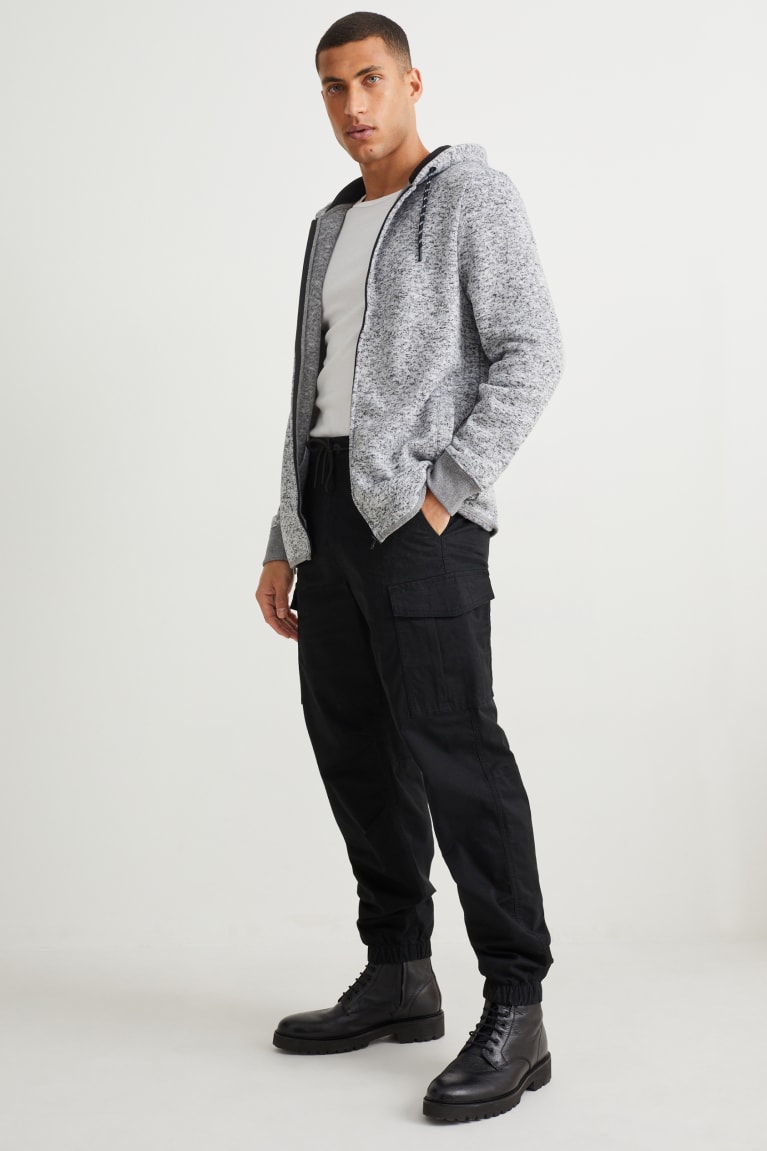  Grise Sweats C&A Zip-through With Hood - france OUQ-0714543