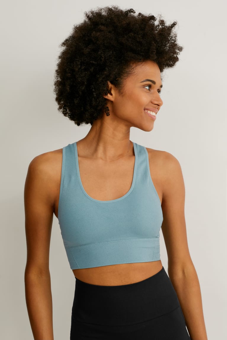  Turquoise Sous Vêtement C&A Sports Bra Yoga One Size Fits More - france QIT-2245125