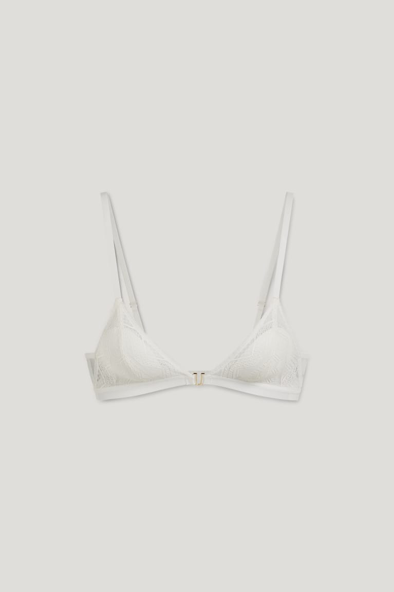  Blanche Sous Vêtement C&A Bralette Rembourré Lycra - france ASO-4216760